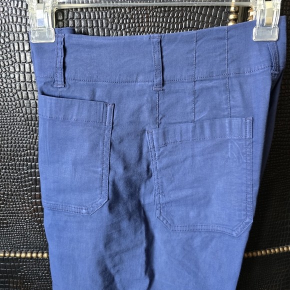 Anthropologie Royal Blue Flare Pants - Picture 12 of 13